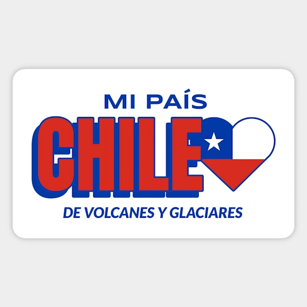 Chile Chilean Magnet by Tip Top Tee's